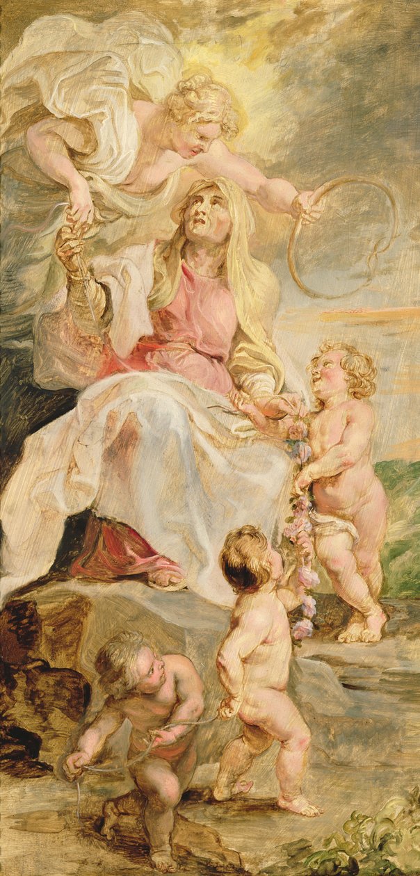 Allegori över evigheten, ca 1625-30 av Peter Paul Rubens