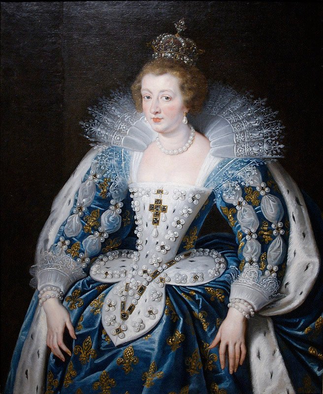 Anna of Austria  av Peter Paul Rubens