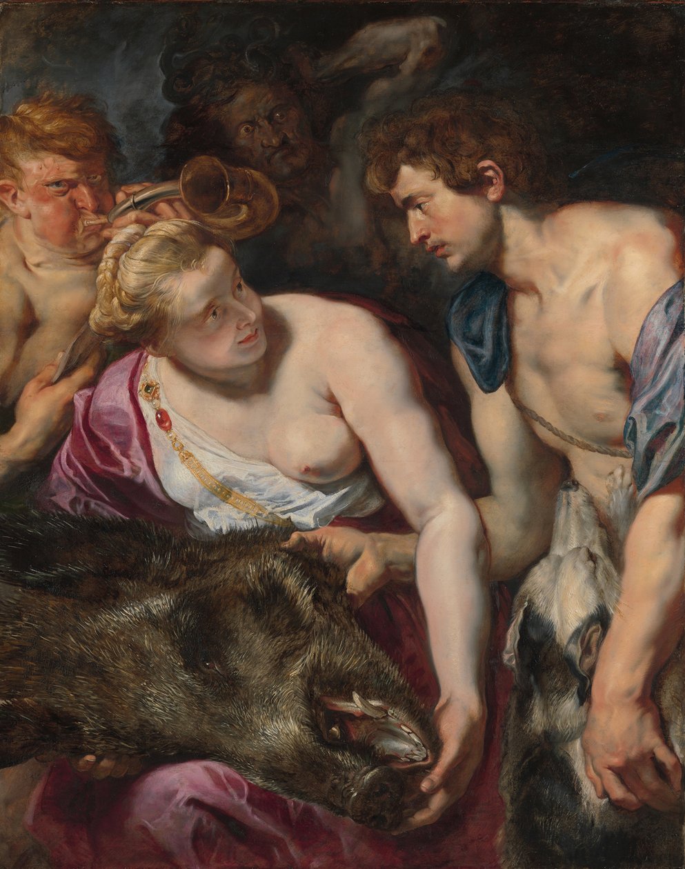 Atalanta och Meleager, c.1616 av Peter Paul Rubens