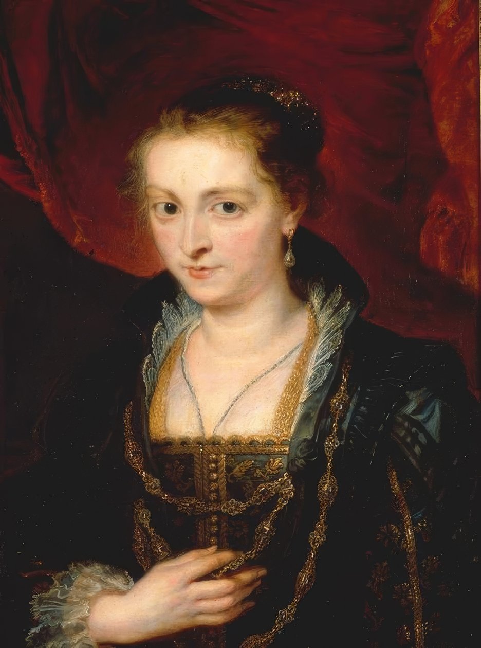 Porträtt av Susanna Fourment av Peter Paul Rubens