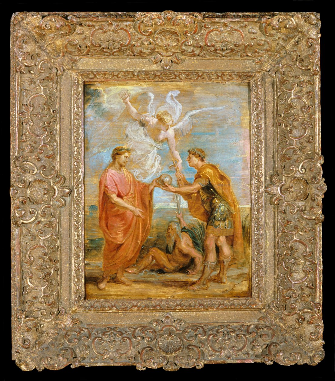 Constantius appoints Constantine as his successor av Peter Paul Rubens