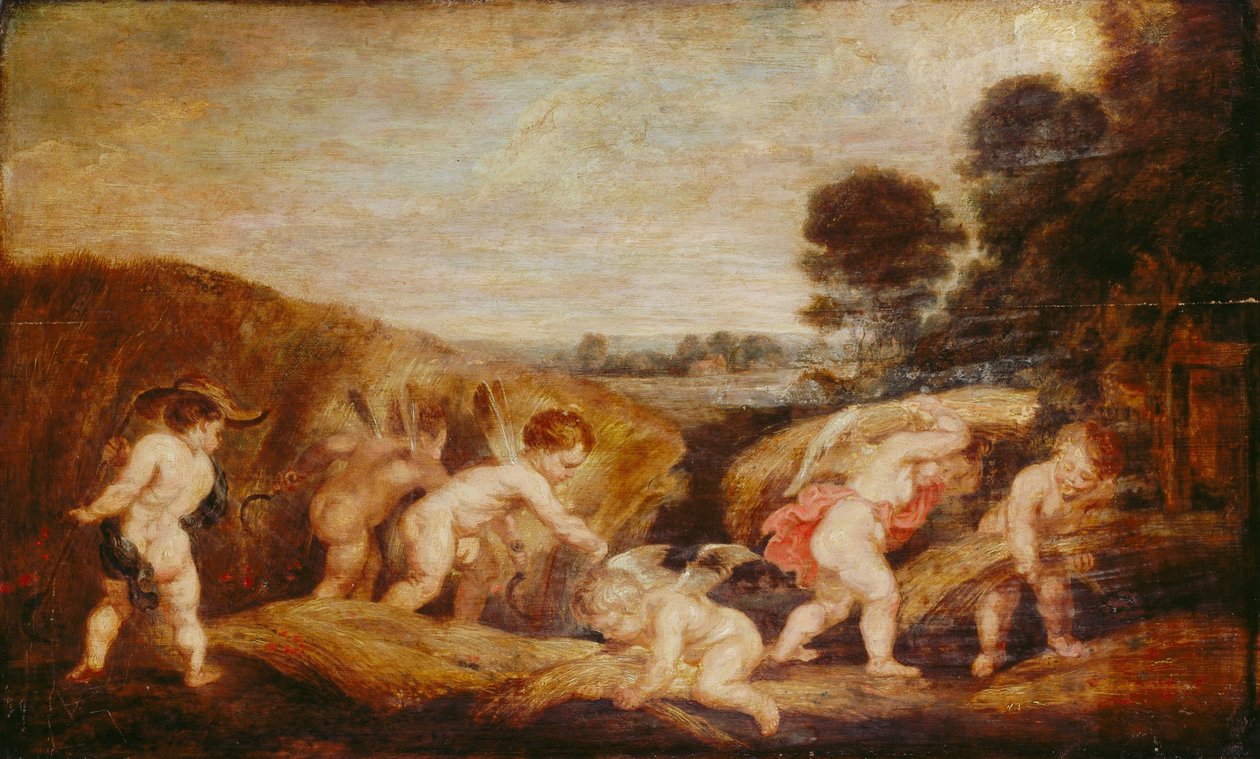 Cupids Harvesting av Peter Paul Rubens