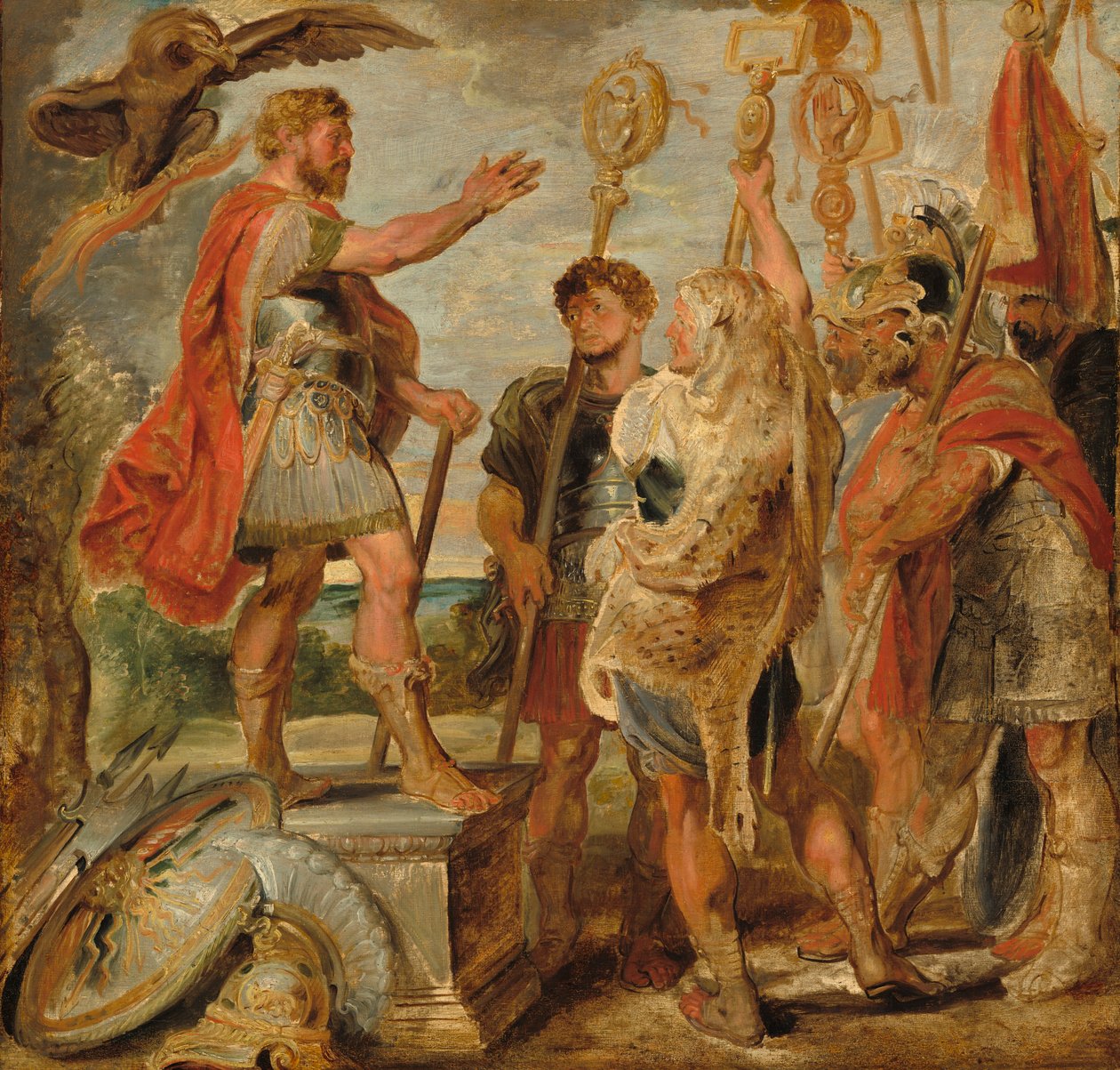 Decius Mus Addressing the Legions av Peter Paul Rubens