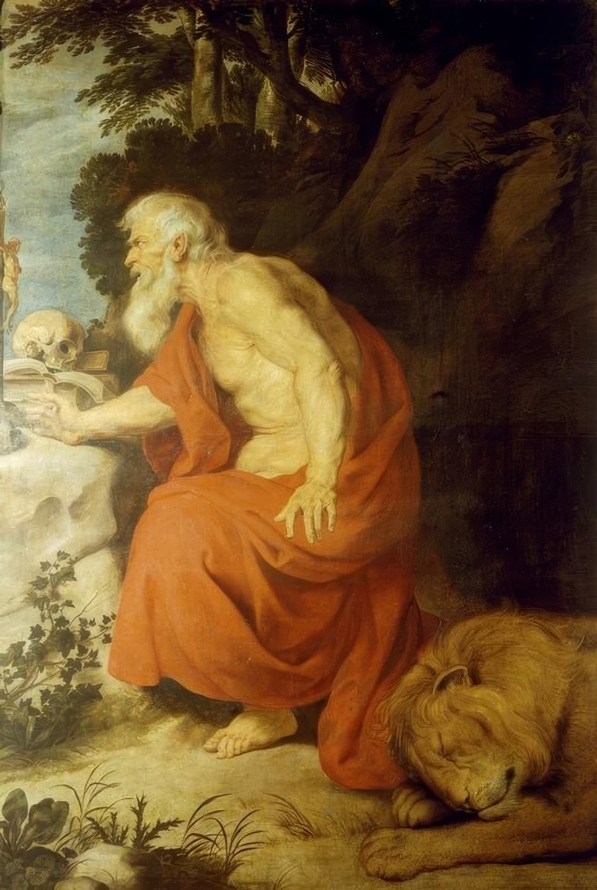 Sankt Jerome av Peter Paul Rubens