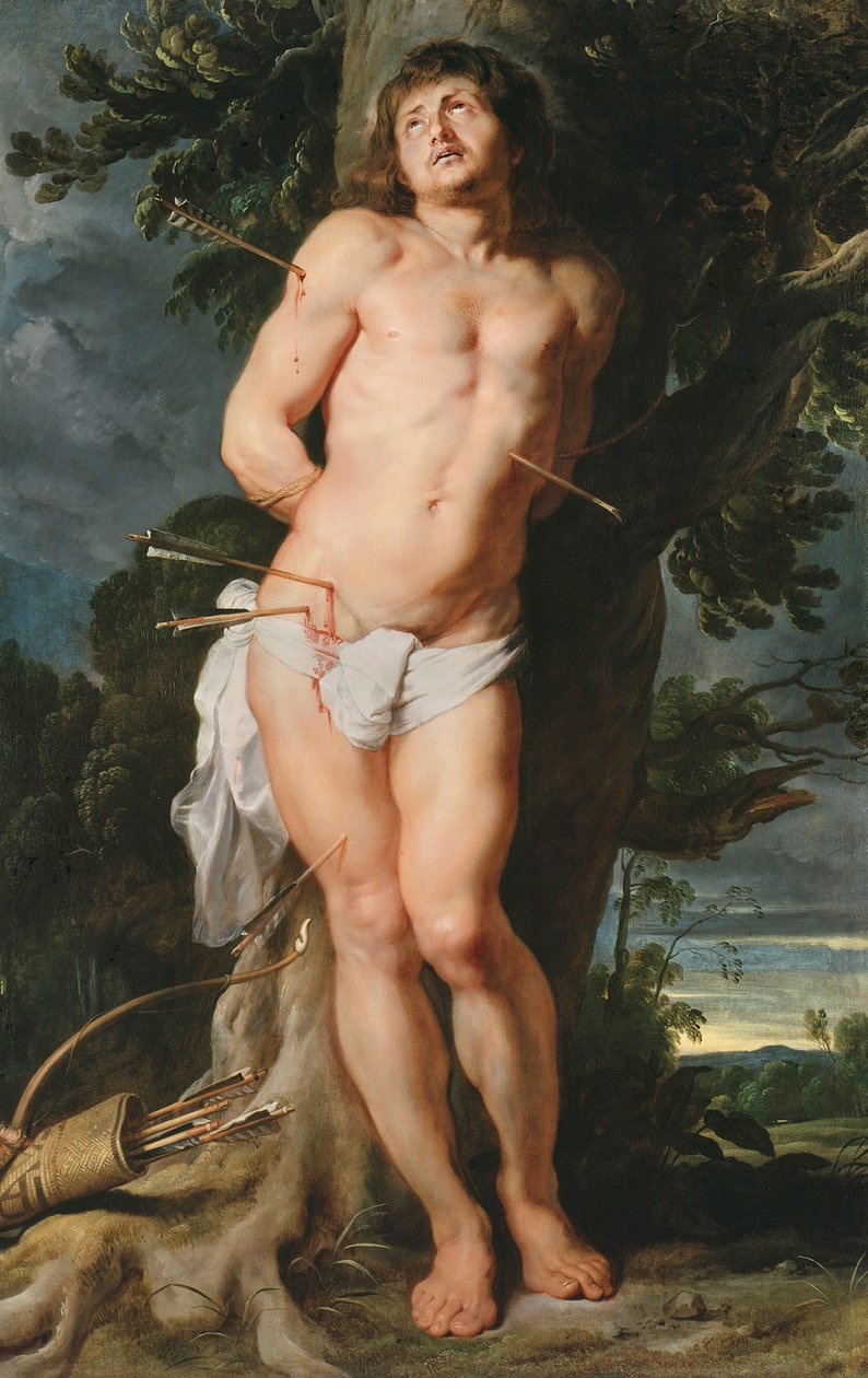Der heilige Sebastian av Peter Paul Rubens