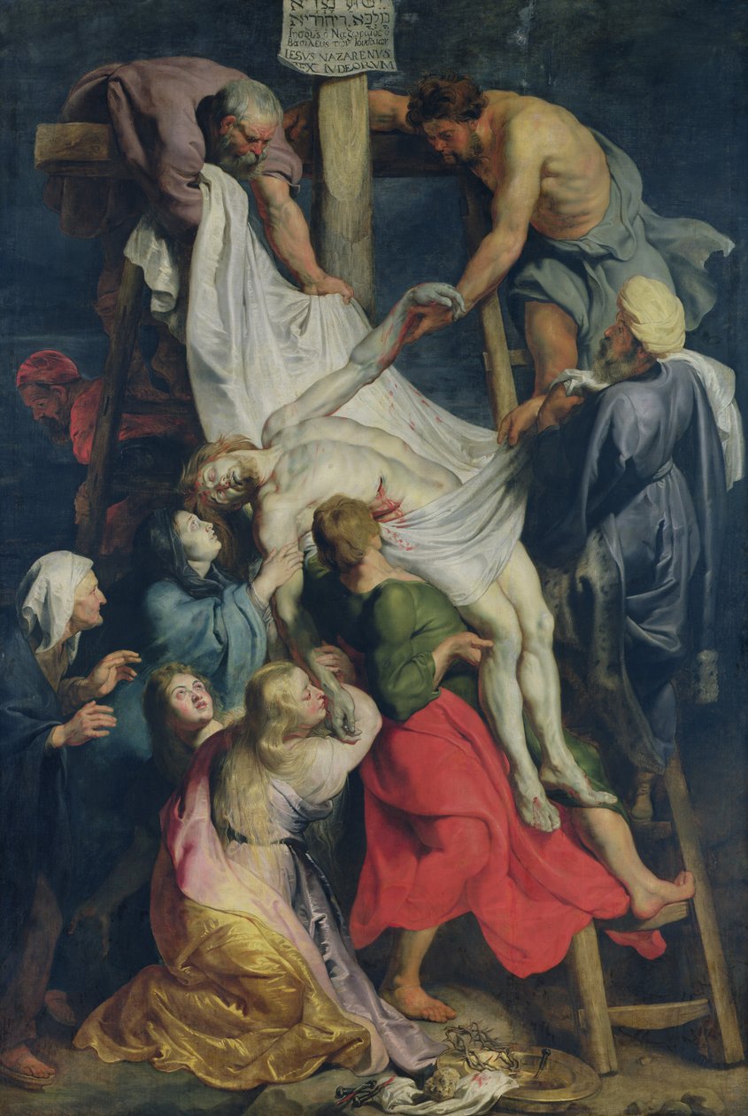 Nedstigning från korset, 1617 av Peter Paul Rubens