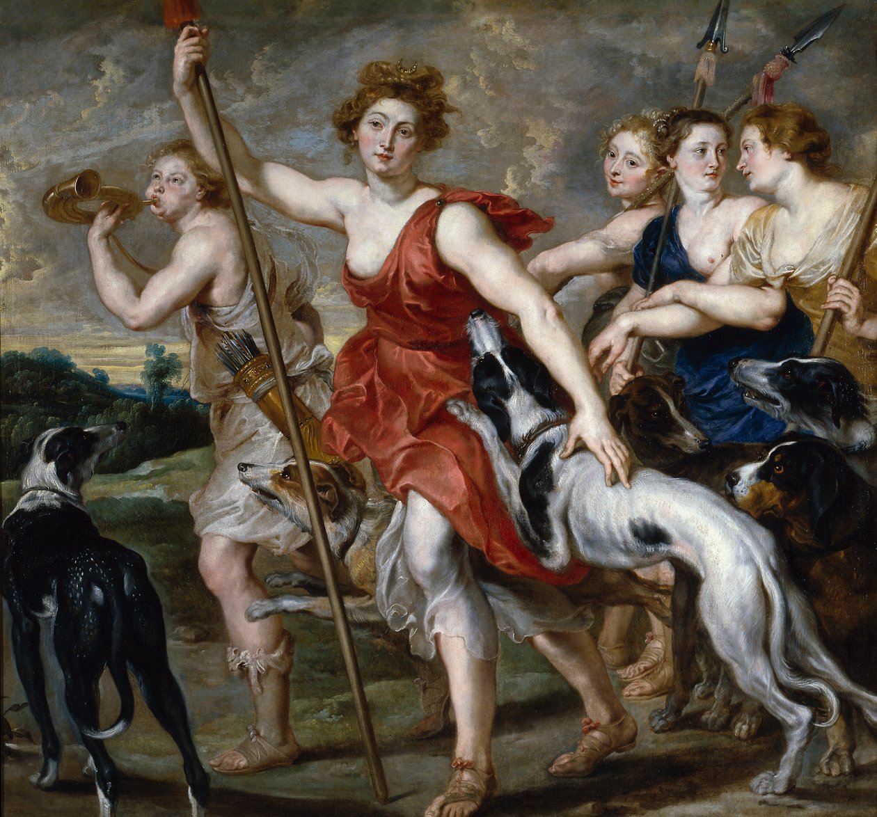 Diana cazadora av Peter Paul Rubens