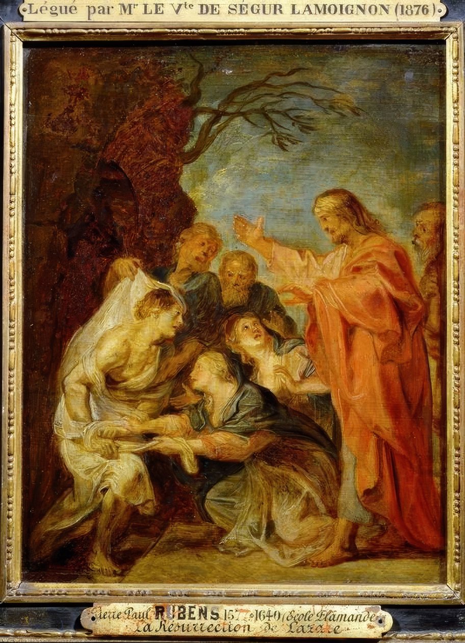 Lasarus uppväckande av Peter Paul Rubens