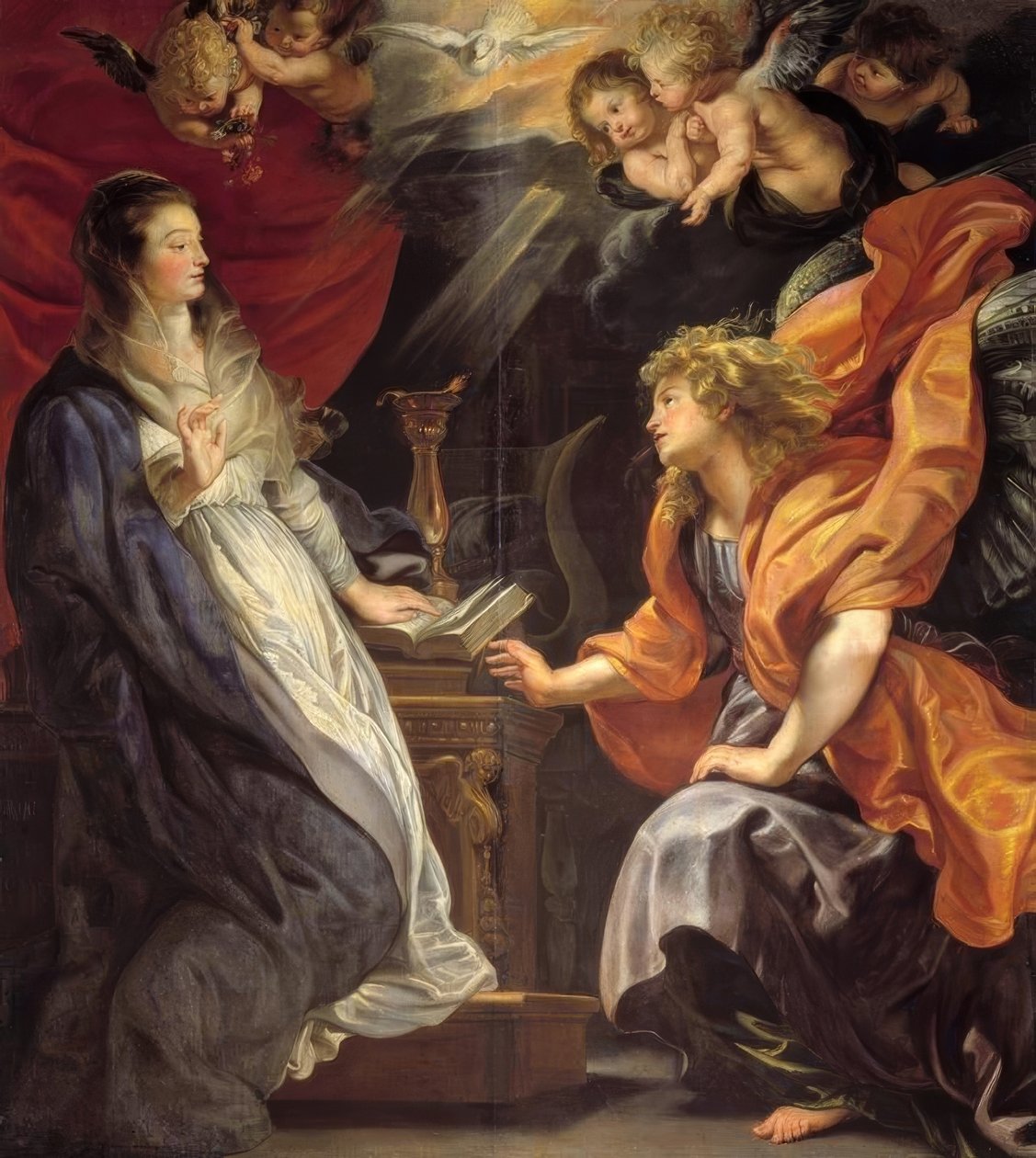 Bebådelsen till Maria av Peter Paul Rubens