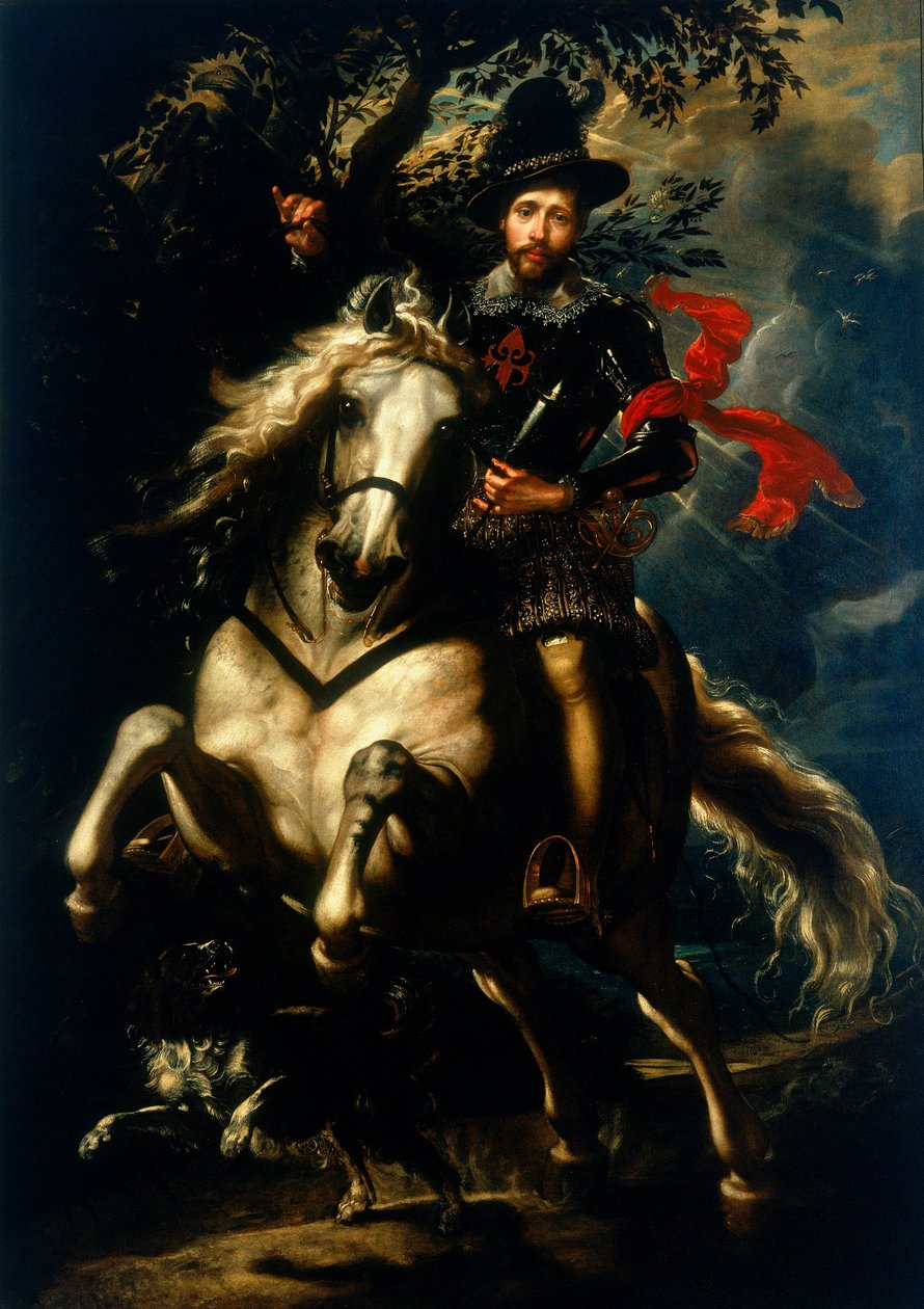 Ridsporträtt av Gio Carlo Doria av Peter Paul Rubens