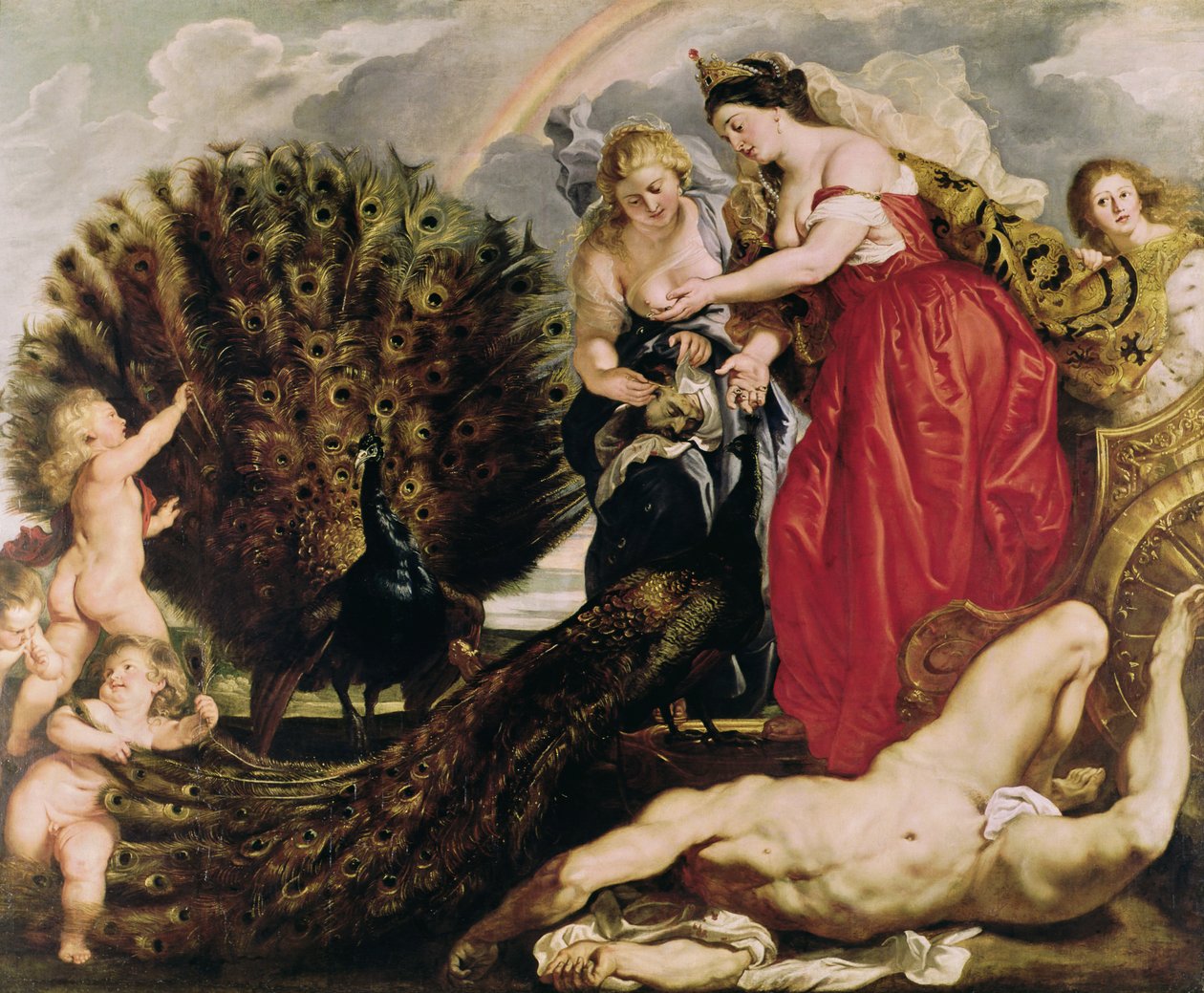 Juno och Argus, 1611 av Peter Paul Rubens