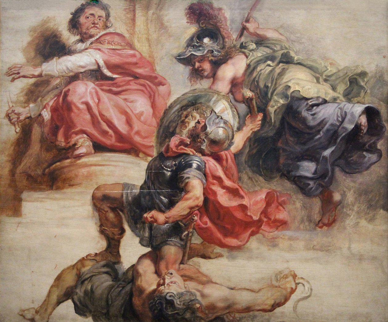 La Sagesse victorieuse de la guerre et de la discorde  av Peter Paul Rubens