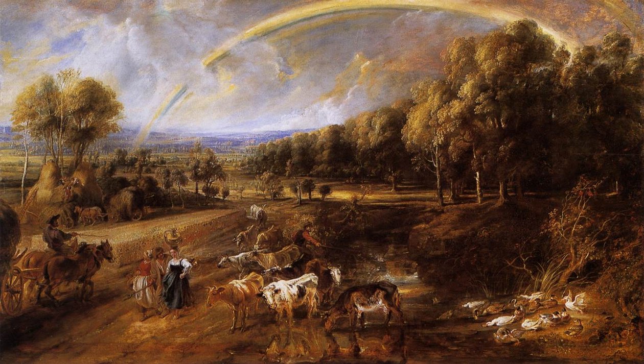 Landscape with a Rainbow av Peter Paul Rubens