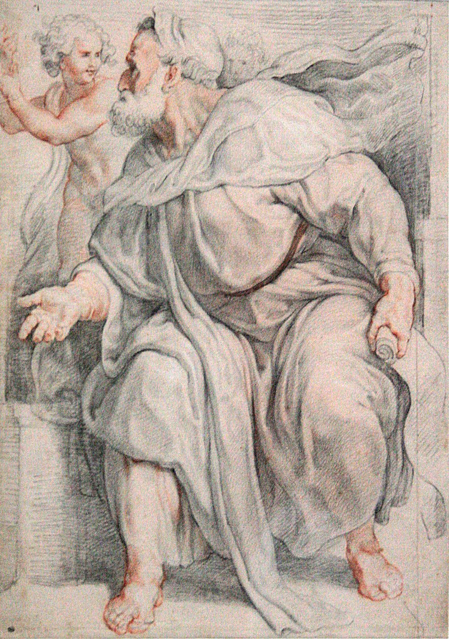 Le Prophète Ézéchiel  av Peter Paul Rubens