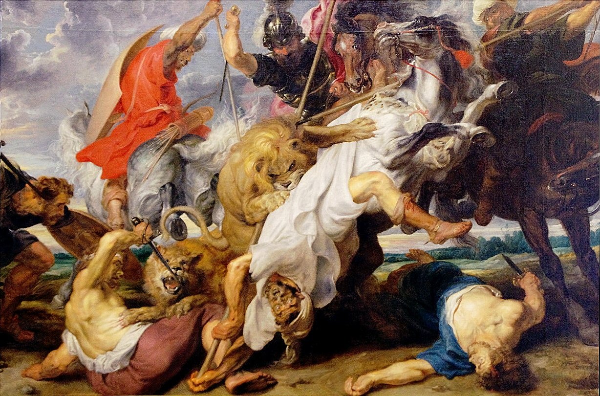 Löwenjagd av Peter Paul Rubens