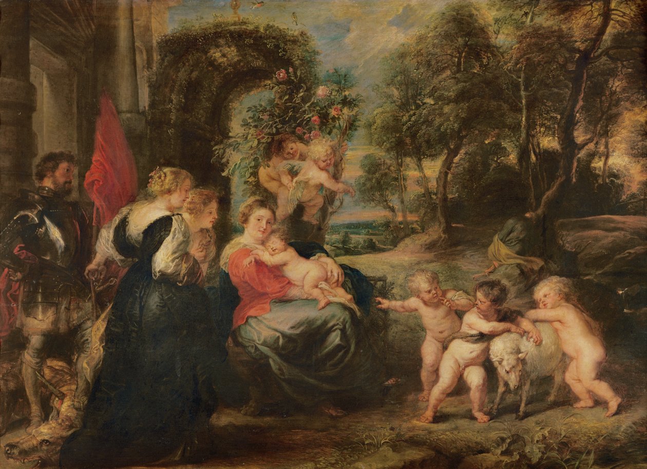 Madonna och barn av Peter Paul Rubens