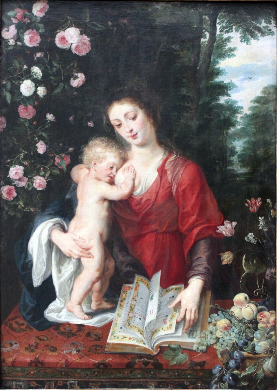 Madonna och barn av Peter Paul Rubens