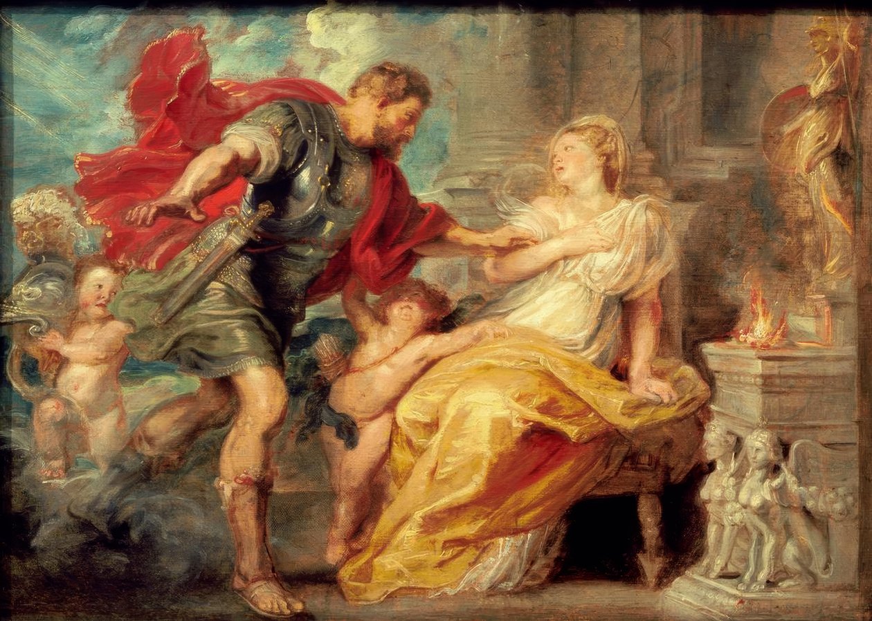 Mars och Rhea Silvia av Peter Paul Rubens