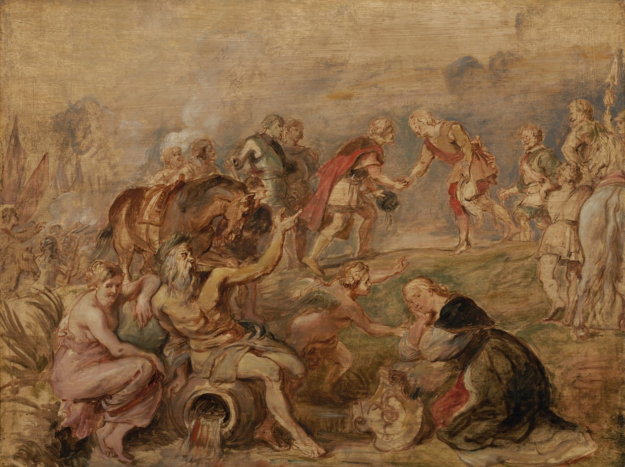 Möte mellan kung Ferdinand av Ungern och kardinal-Infante Ferdinand av Spanien i Nördlingen av Peter Paul Rubens