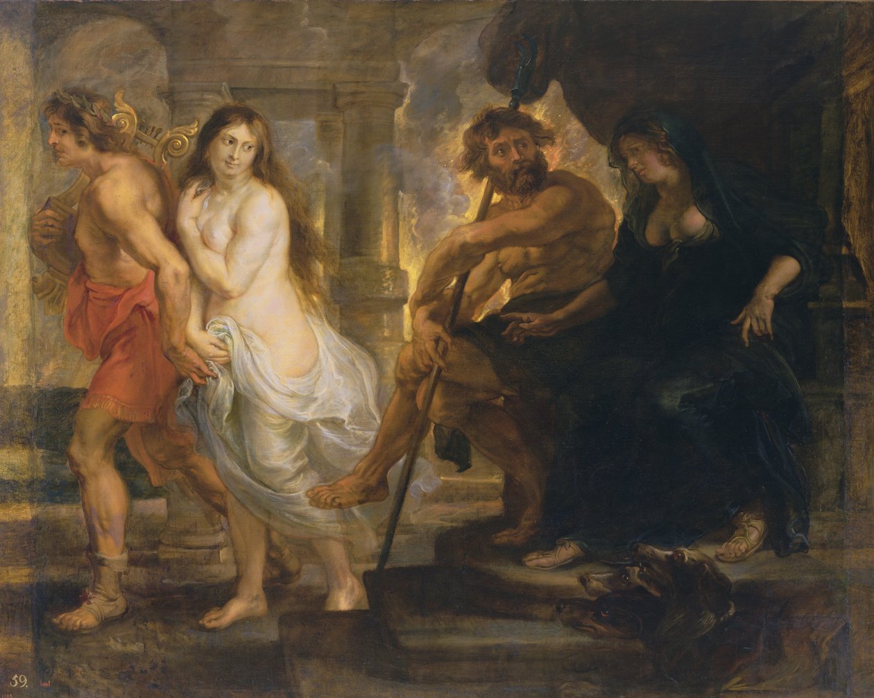 Orfeus och Eurydike av Peter Paul Rubens