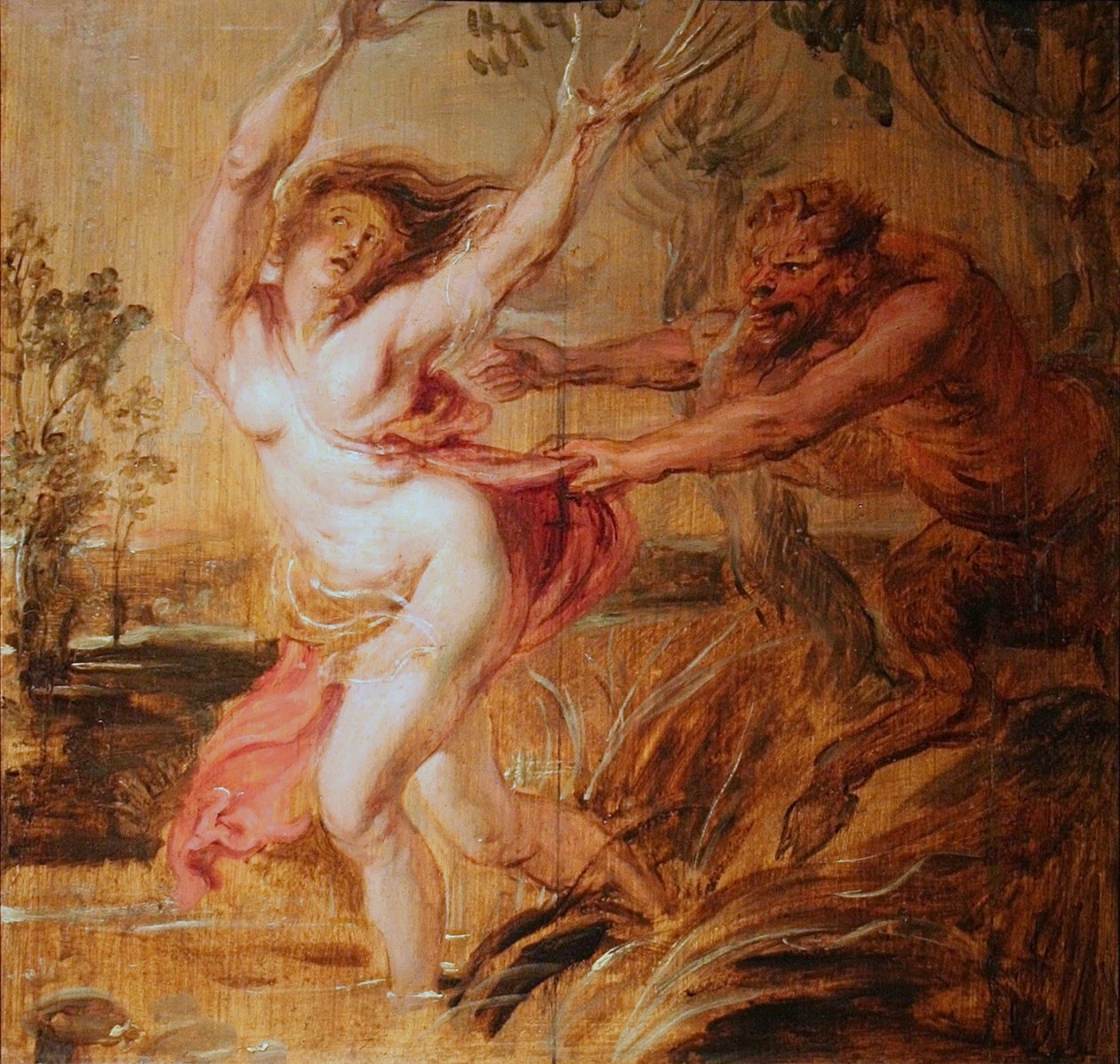 Pan och Syrinx av Peter Paul Rubens