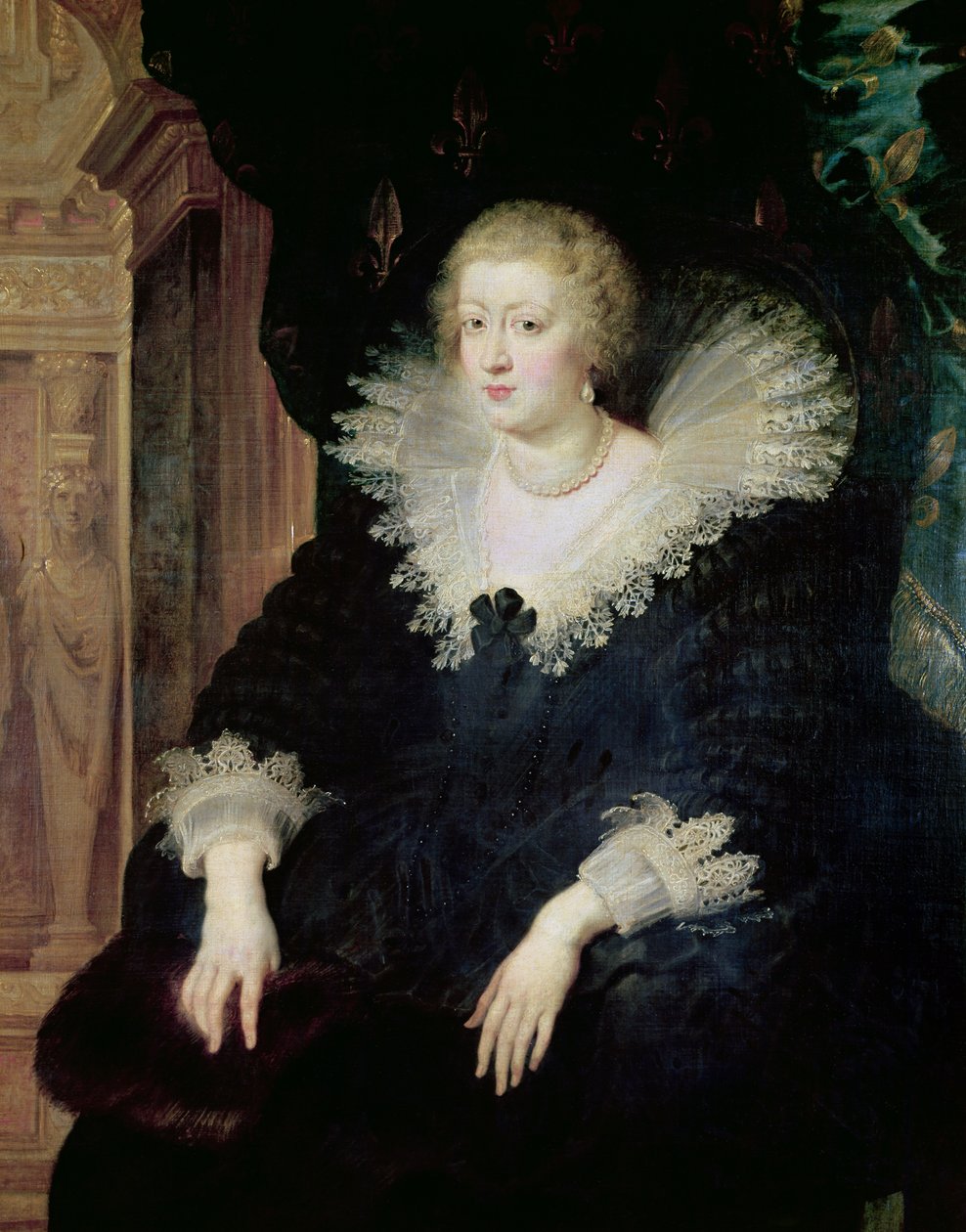 Porträtt av Anne av Österrike (1601-66) c.1622 av Peter Paul Rubens