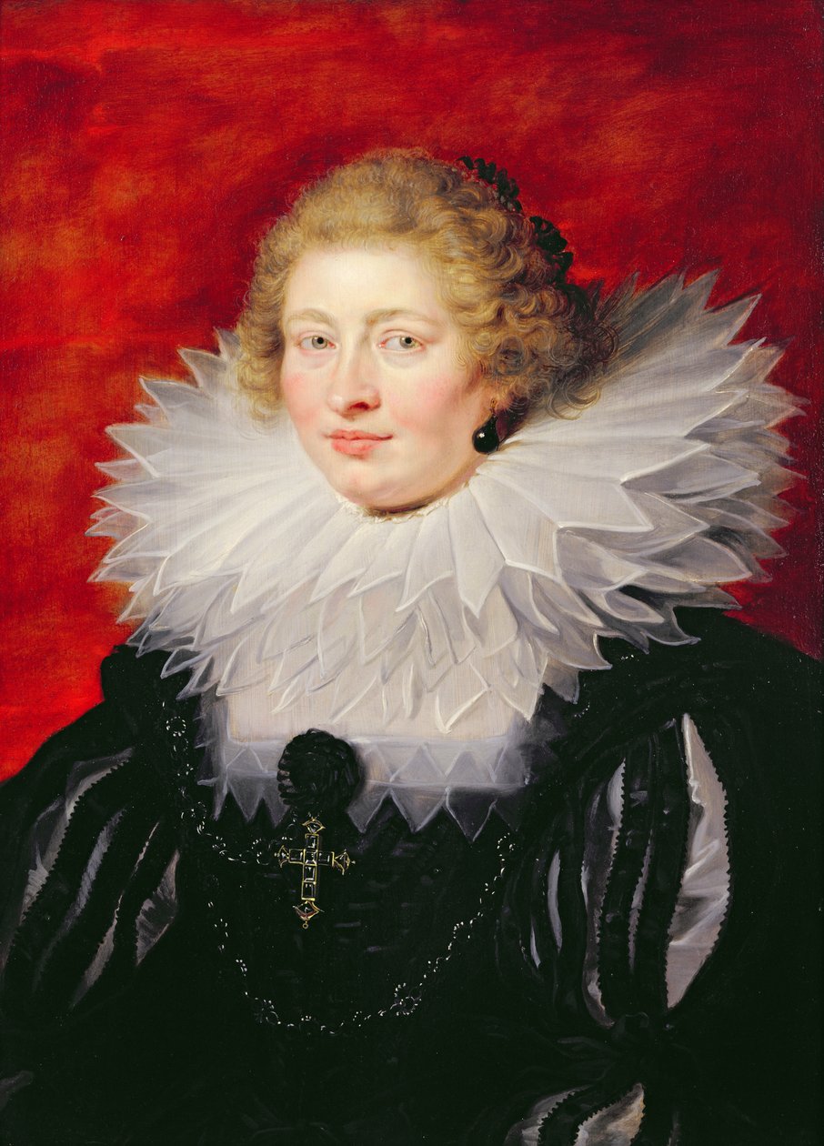 Porträtt av Madame de Vicq, 1625 av Peter Paul Rubens