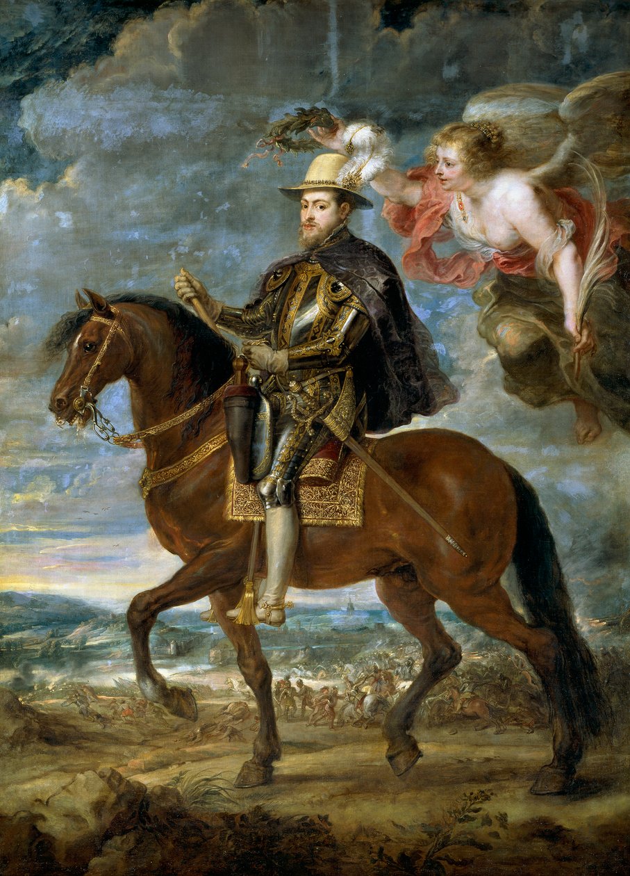 Portrait of Philip II of Spain av Peter Paul Rubens