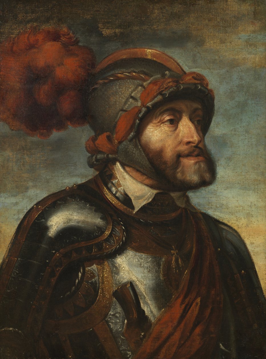 Porträtt av kejsar Karl V, 1603 av Peter Paul Rubens