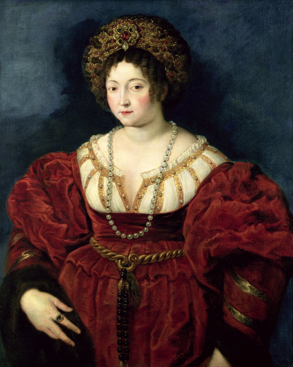 Postumt porträtt av Isabella d