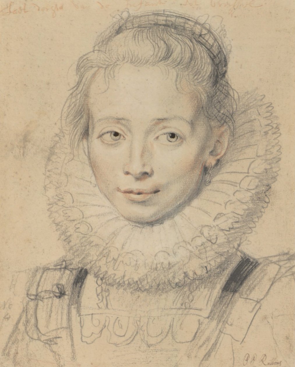 Rubens daughter Clara Serena  av Peter Paul Rubens