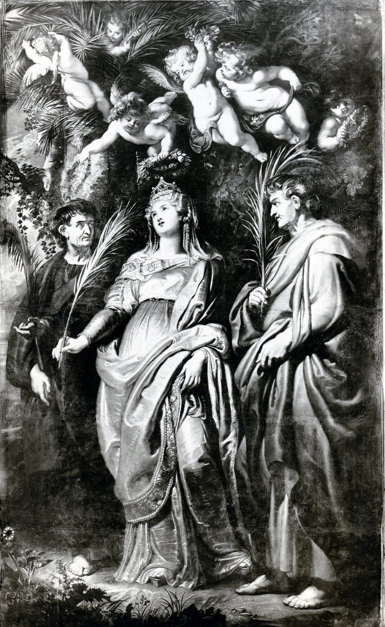St Domitilla med SS. Nereus och Achilleus, 1608 av Peter Paul Rubens