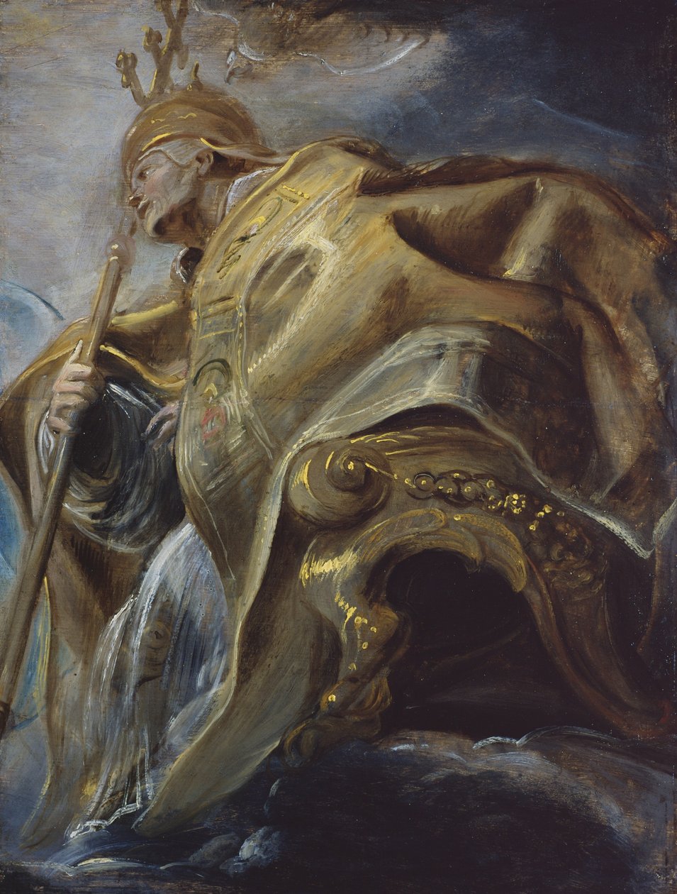 St. Gregorius den store (ca 540-604) 1620 av Peter Paul Rubens