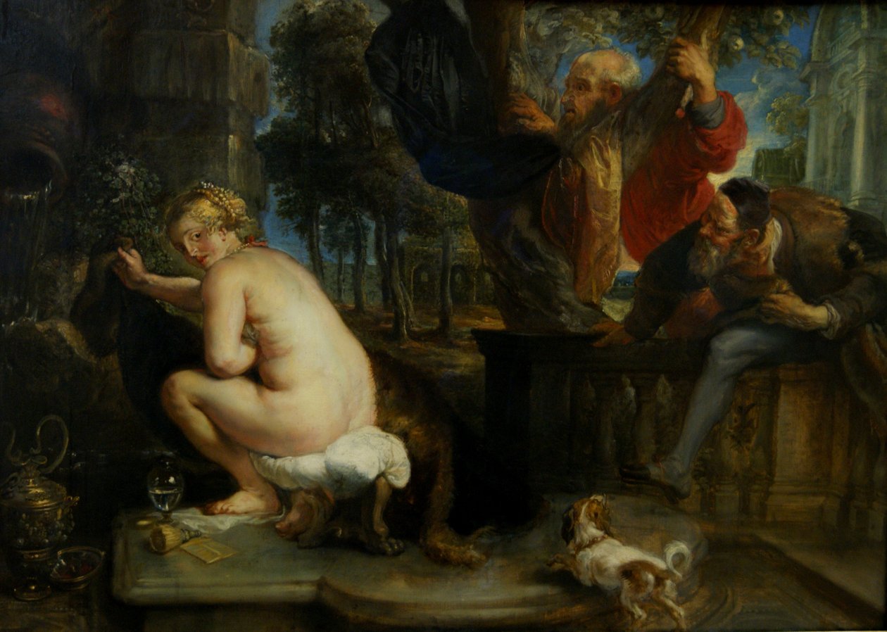 Susanna and the Elders av Peter Paul Rubens