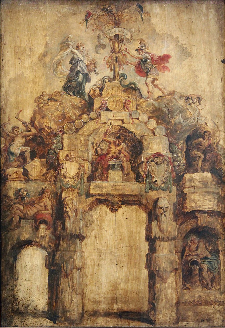 The Arch of the Mint av Peter Paul Rubens
