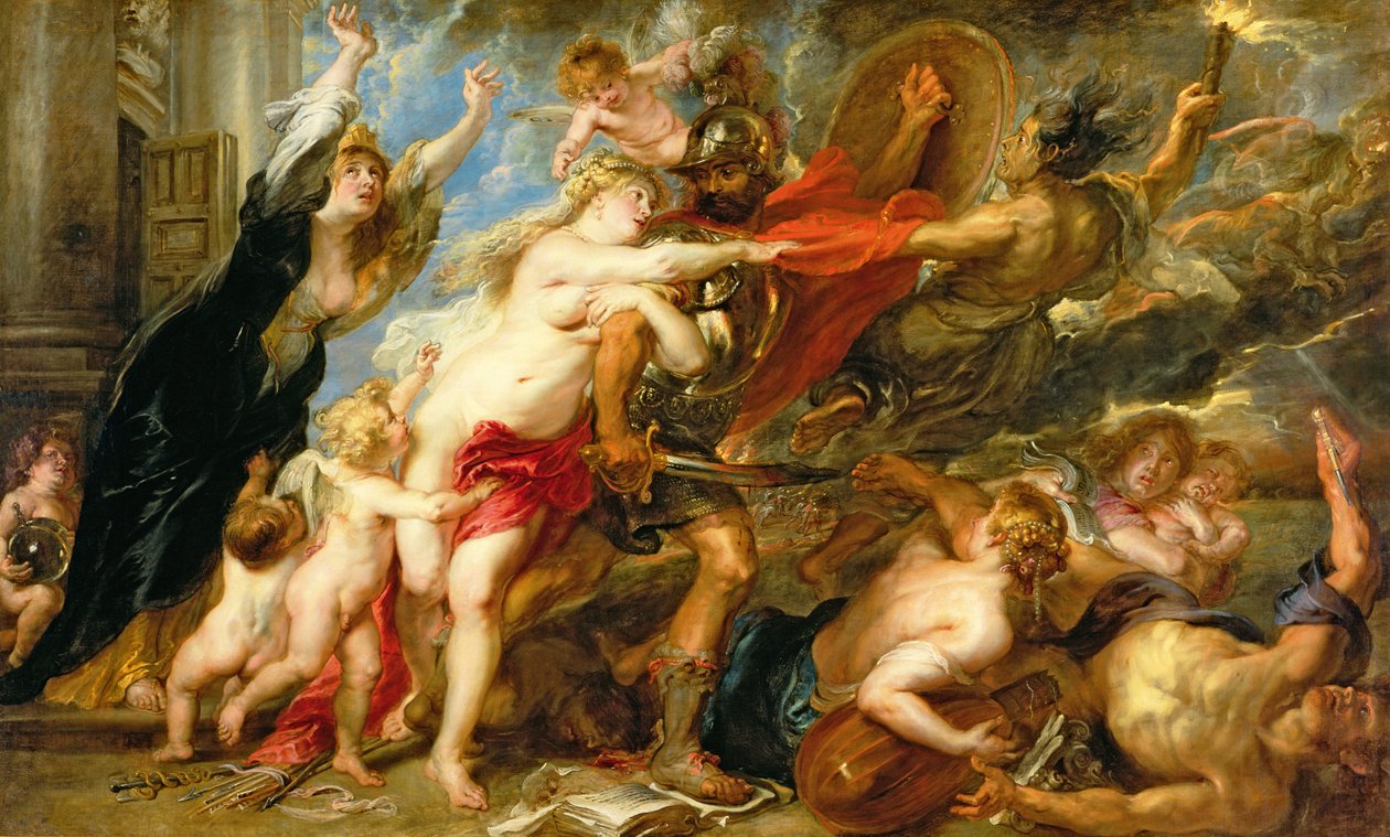 Krigets följd, 1637-38 av Peter Paul Rubens