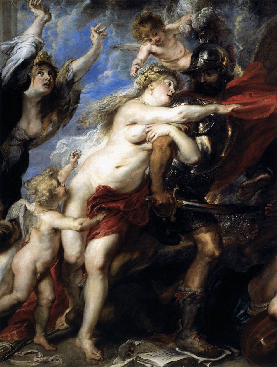The Consequences of War (detail) av Peter Paul Rubens