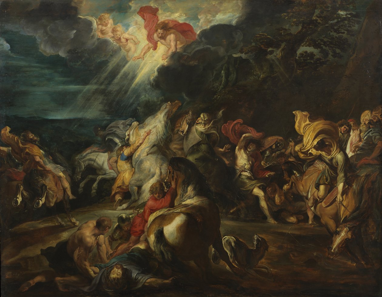 St Pauls omvändelse c.1611 av Peter Paul Rubens