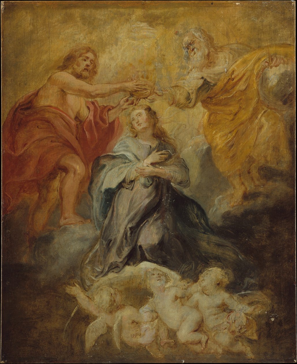 Jungfruns kröning, c.1632-33 av Peter Paul Rubens