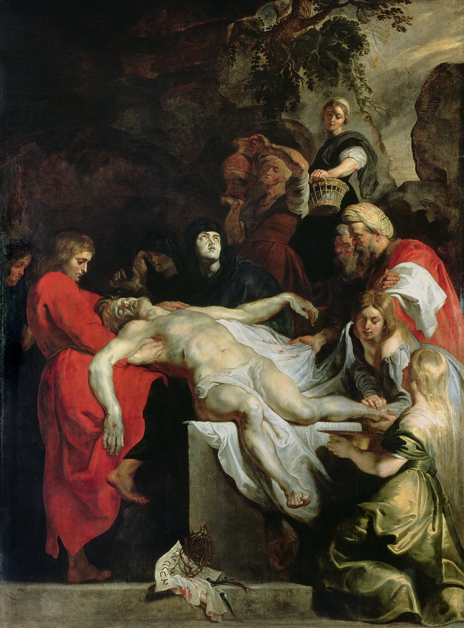 Gravläggningen av Peter Paul Rubens