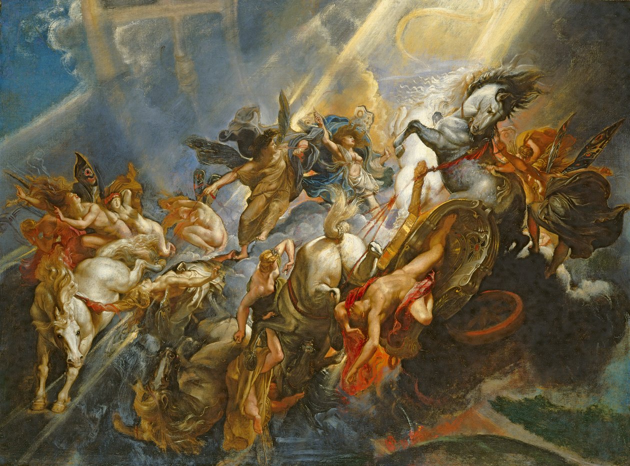 Phaetons fall, ca 1604-05 av Peter Paul Rubens
