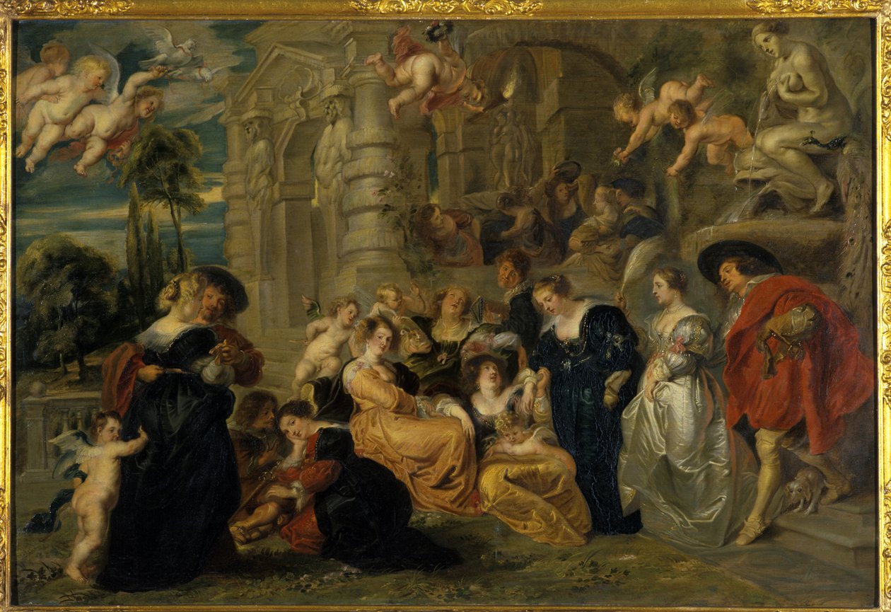 Kärlekens trädgård av Peter Paul Rubens