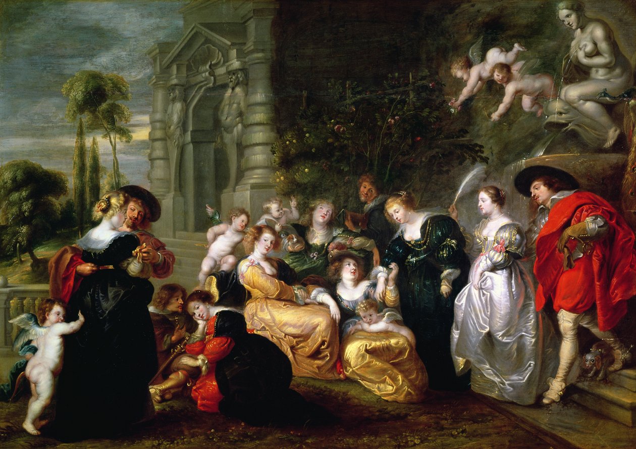 Kärlekens trädgård av Peter Paul Rubens