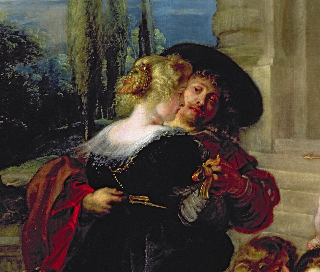 The Garden of Love, ca 1630-32 (detalj av 36860) av Peter Paul Rubens
