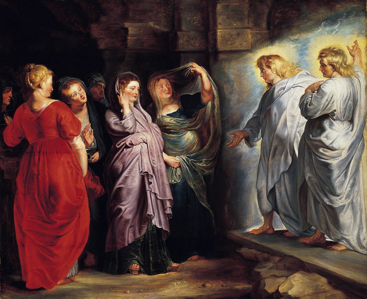De heliga kvinnorna vid graven av Peter Paul Rubens
