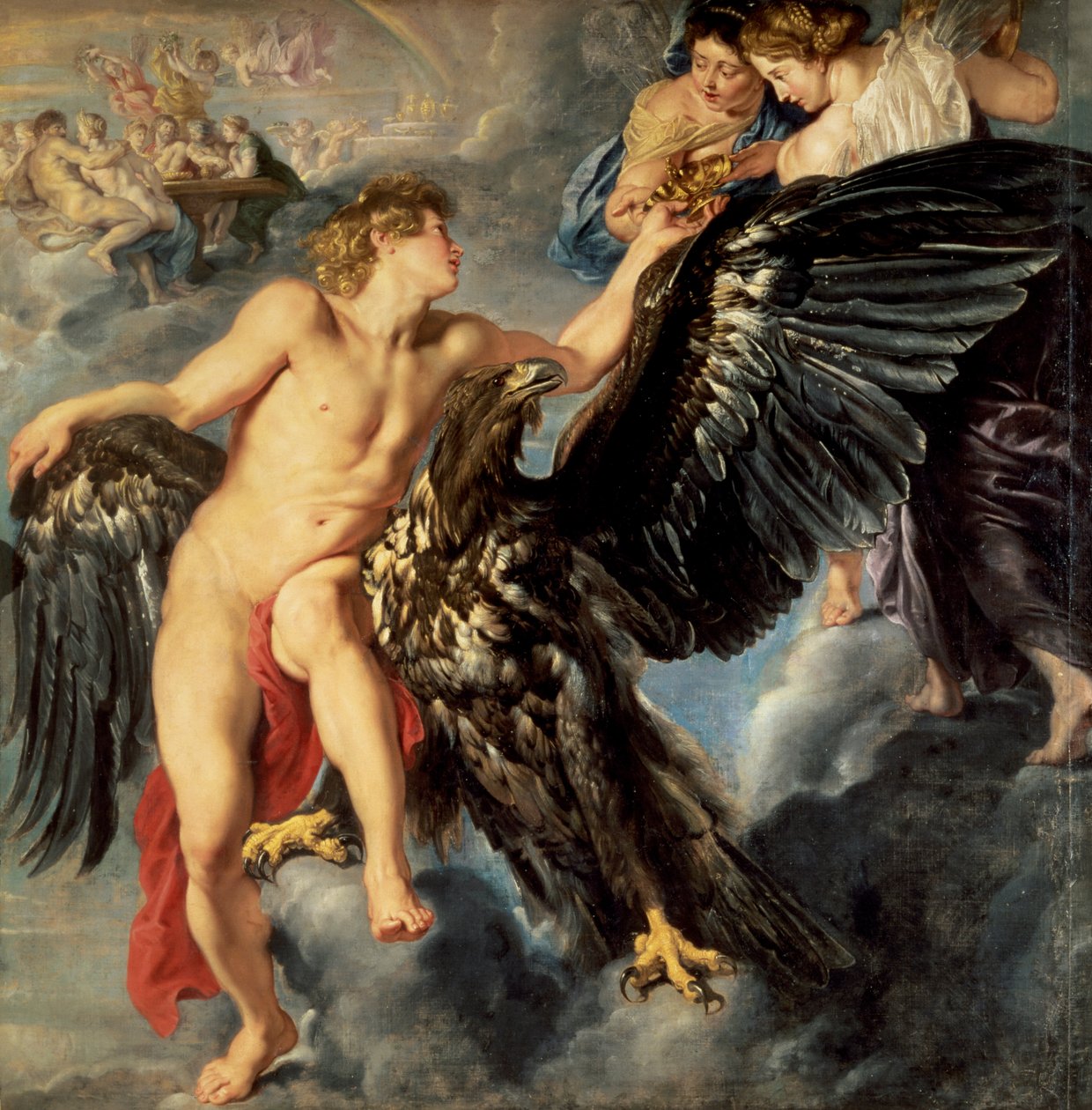 Kidnappningen av Ganymedes av Peter Paul Rubens