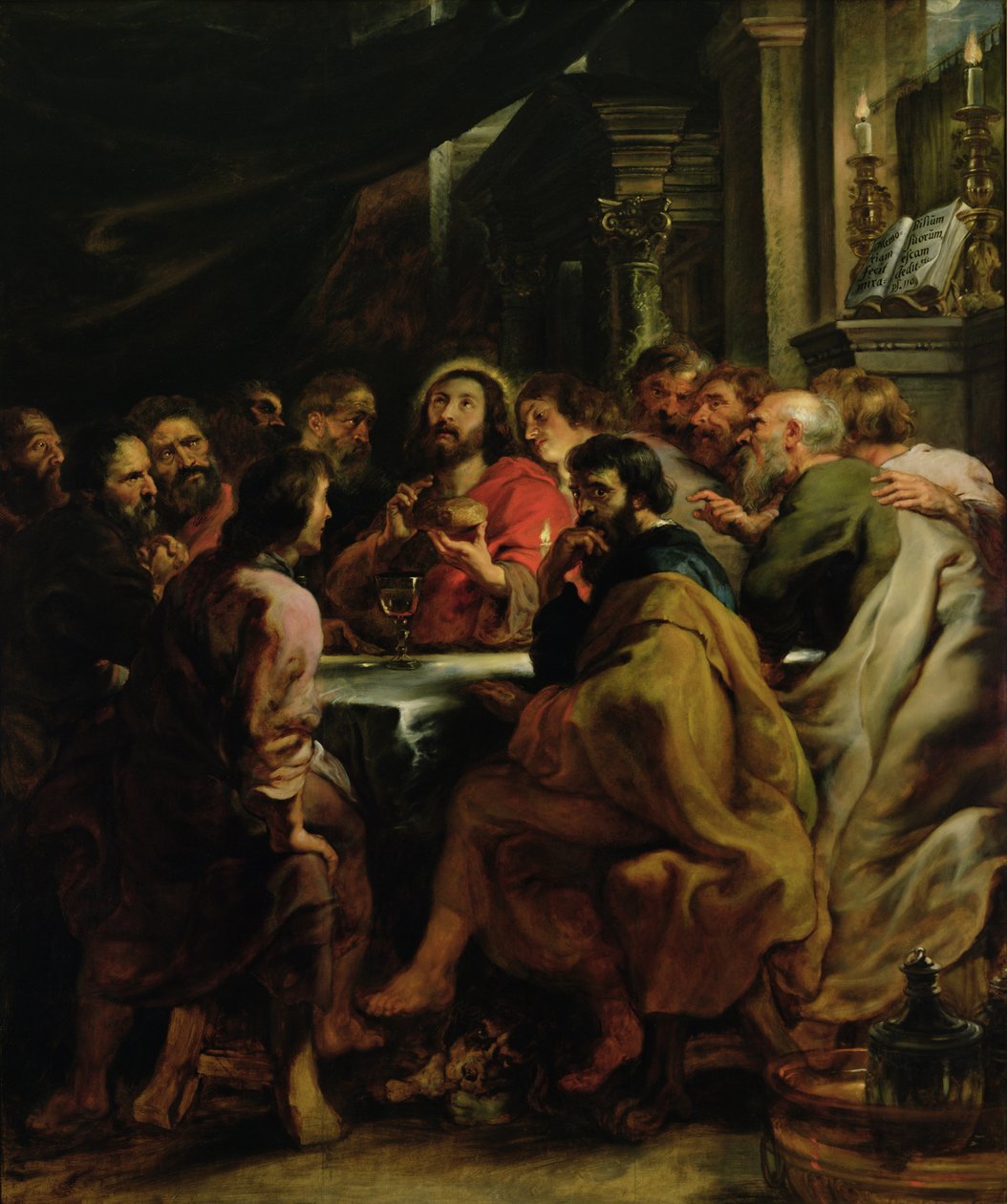 Den sista måltiden, 1630-32 av Peter Paul Rubens