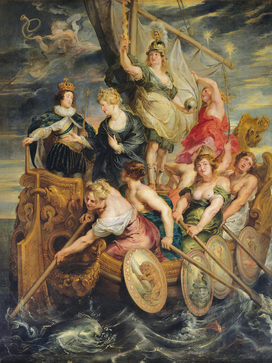 Majoriteten av Ludvig XIII (1601-43) 20 oktober 1614, 1621-25 av Peter Paul Rubens