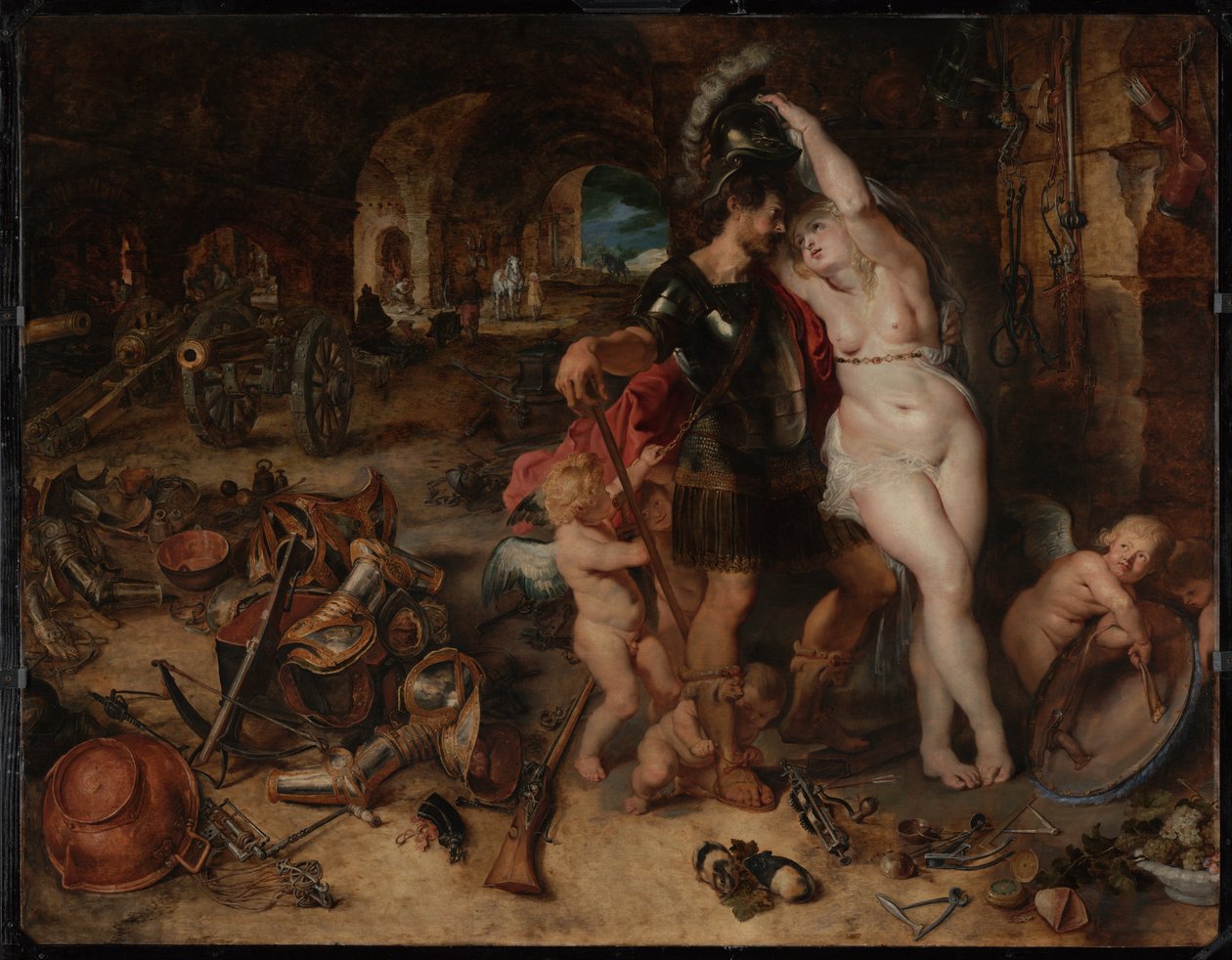 The Return from War: Mars Disarmed by Venus av Peter Paul Rubens