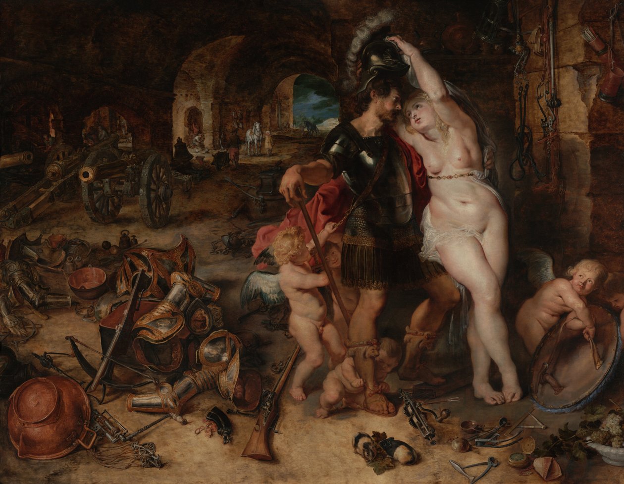 The Return from War- Mars Disarmed by Venus av Peter Paul Rubens
